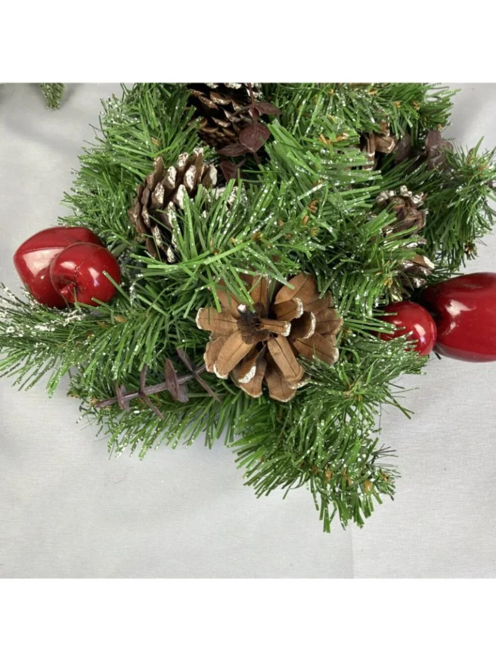 Lot Vintage Plastic Christmas Candle Rings Pillar Candle Frosted MCM & Retro